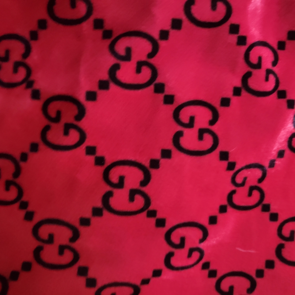 Gucci Red and Black Row Fabrick . - Picture 2 of 4